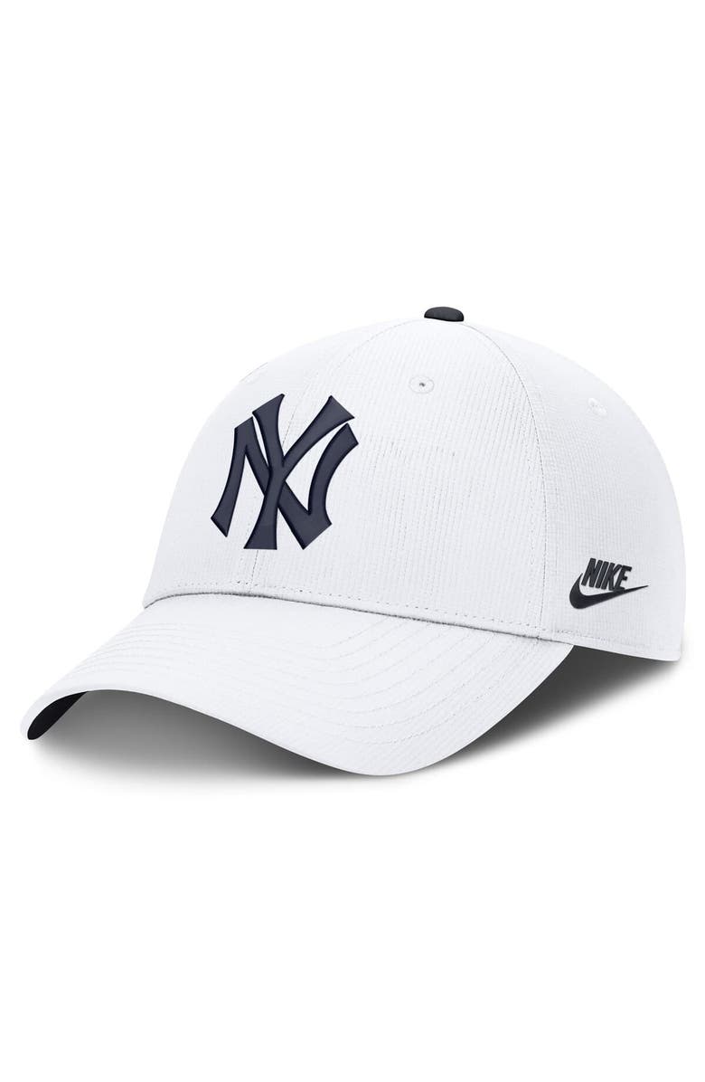 Nike Men's Nike White New York Yankees Cooperstown Club Dri-FIT Adjustable Hat, Main, color, White