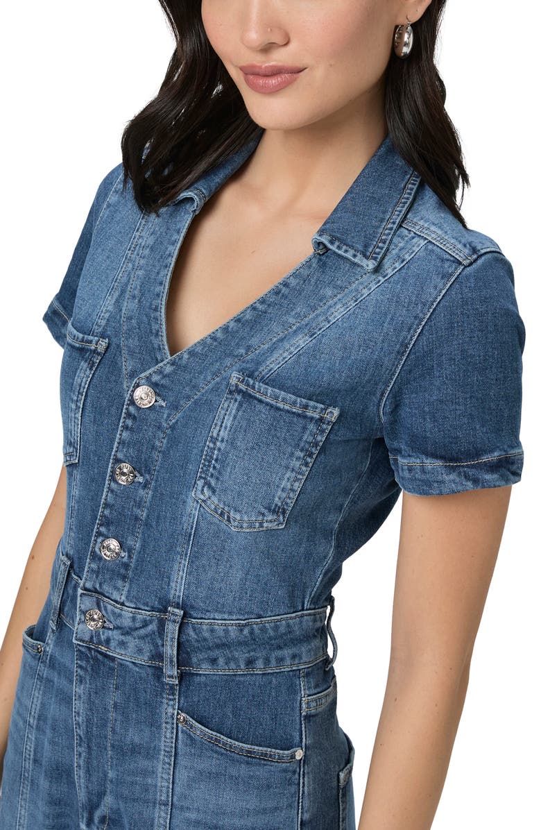 PAIGE Alexis Barrel Denim Jumpsuit, Alternate, color, 