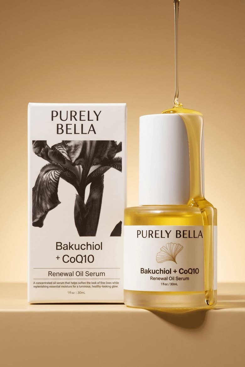 Bakuchiol + CoQ10 Renewal Oil Serum, Alternate, color, Yellow