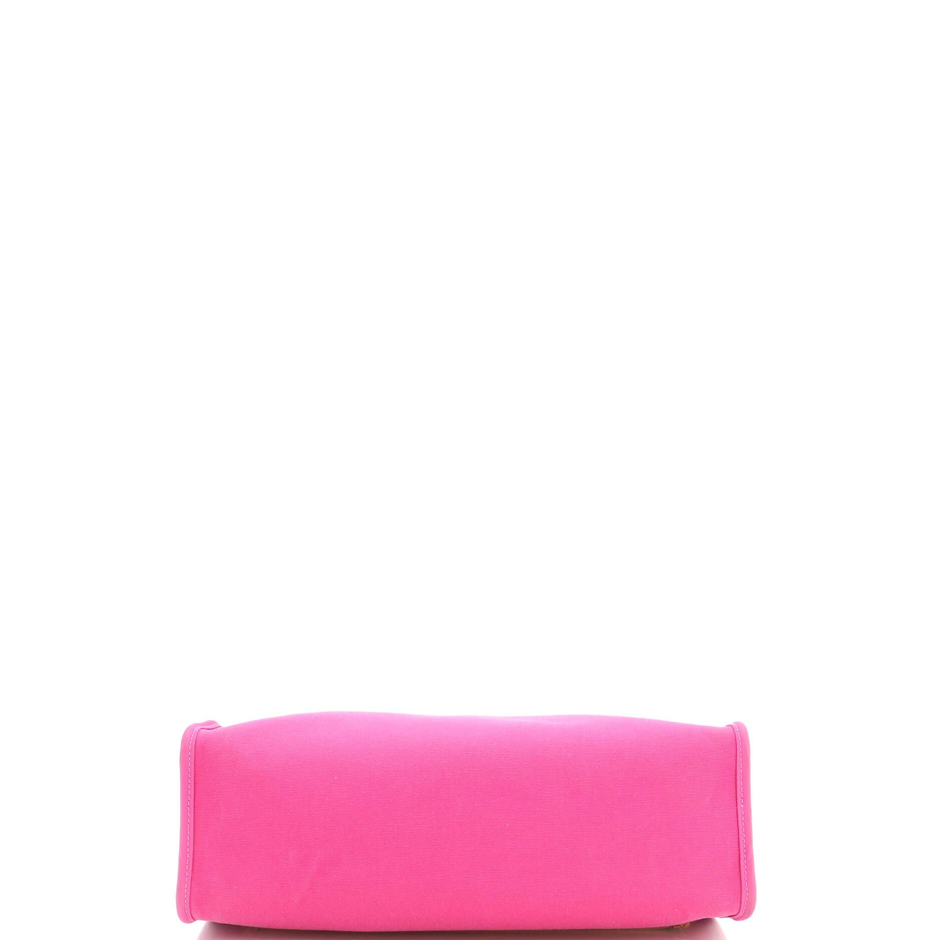 Herbag Zip Leather and Toile 31, Alternate, color, Pink