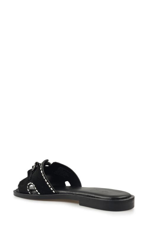 Zigi Nerano Slide Sandal In Black