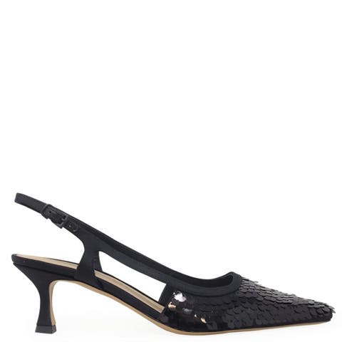 Sequence Snip Toe Slingback Heel