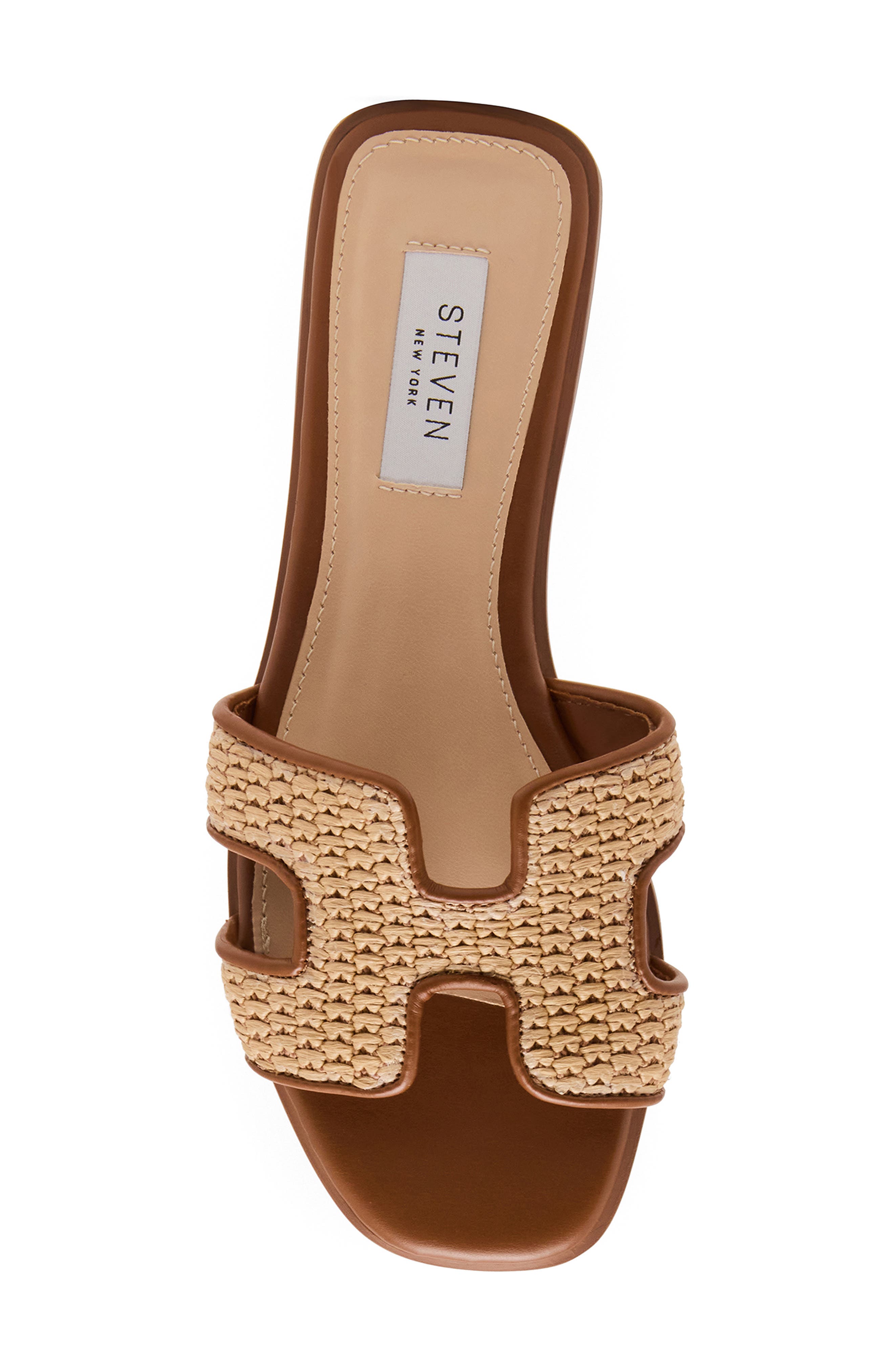 Harlien Slide Sandal, Alternate, color, COGNAC