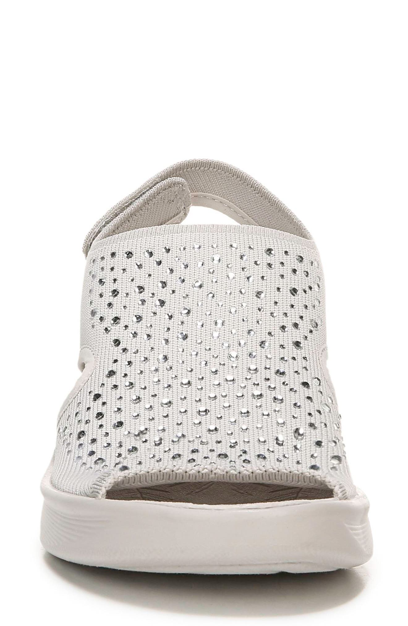 Saucy Slingback Sandal, Alternate, color, SILVER FABRIC