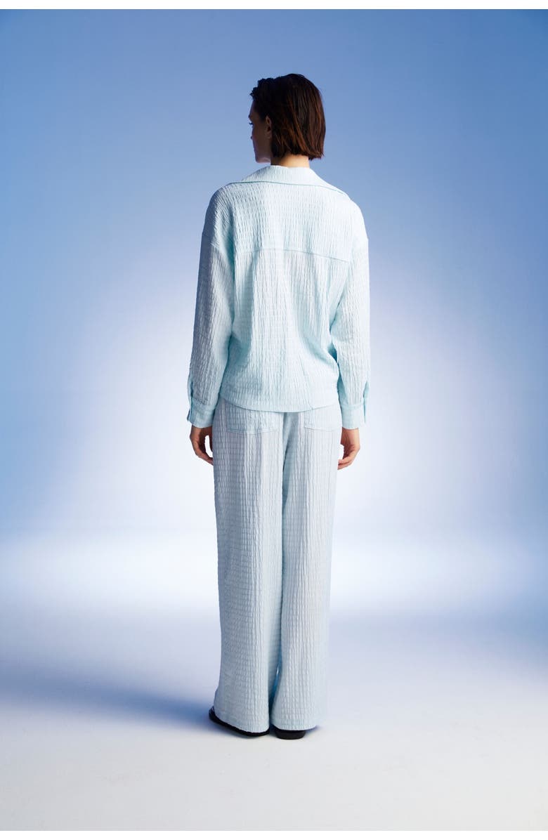 Nocturne Textured Blouse with Front Knot, Alternate, color, 