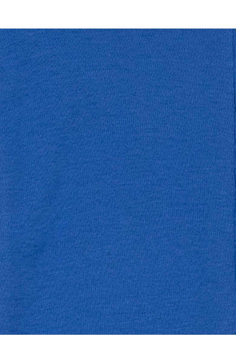 Leveret Footed Solid Cotton Matching Family Pajamas, Alternate, color, Royal Blue