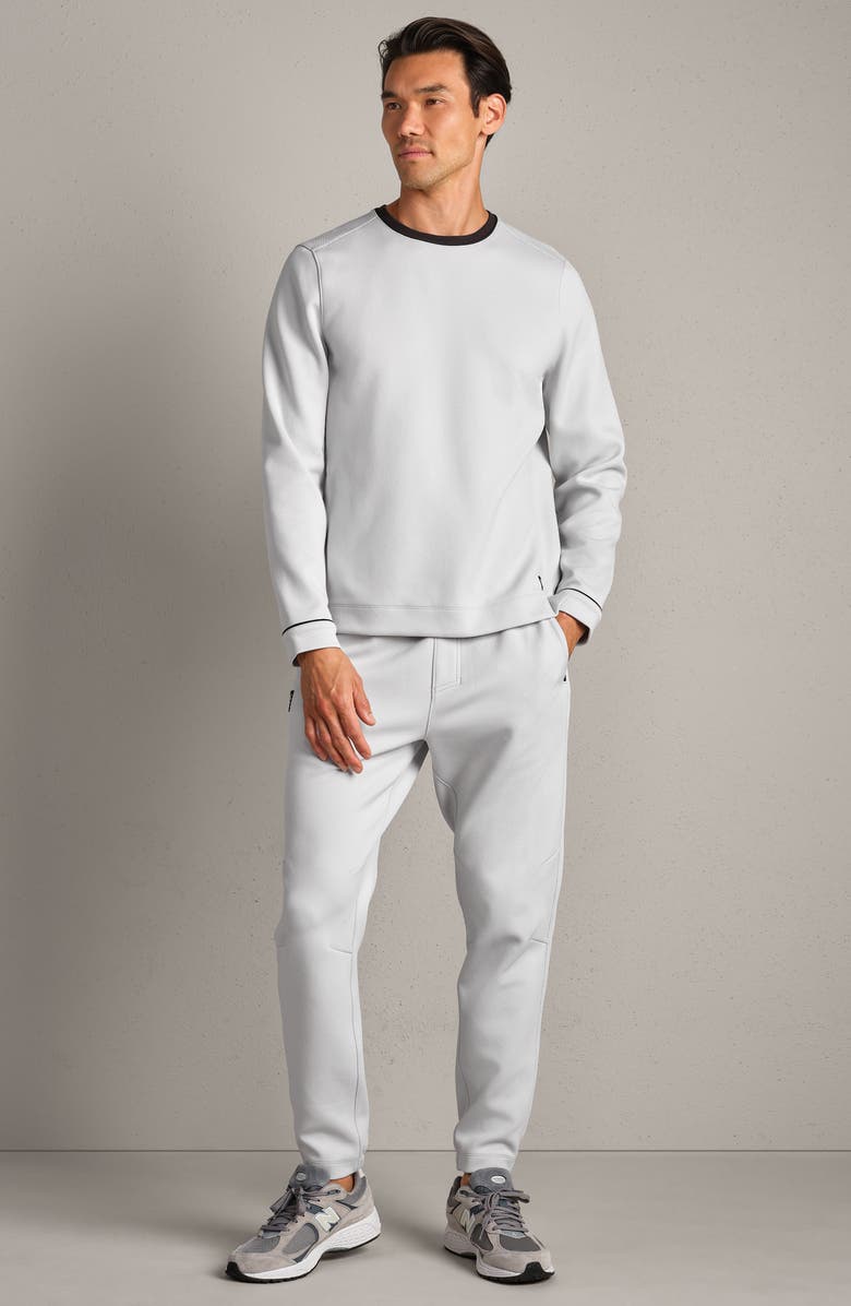 Rhone Quantum Crewneck Sweatshirt, Alternate, color, Whisper Gray