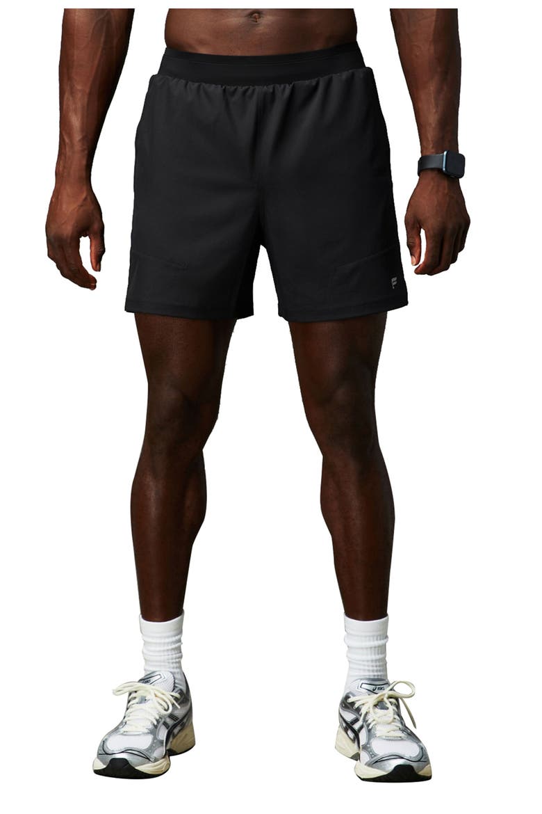 The Fundamental Short II Lined 7", Alternate, color, Black/Black