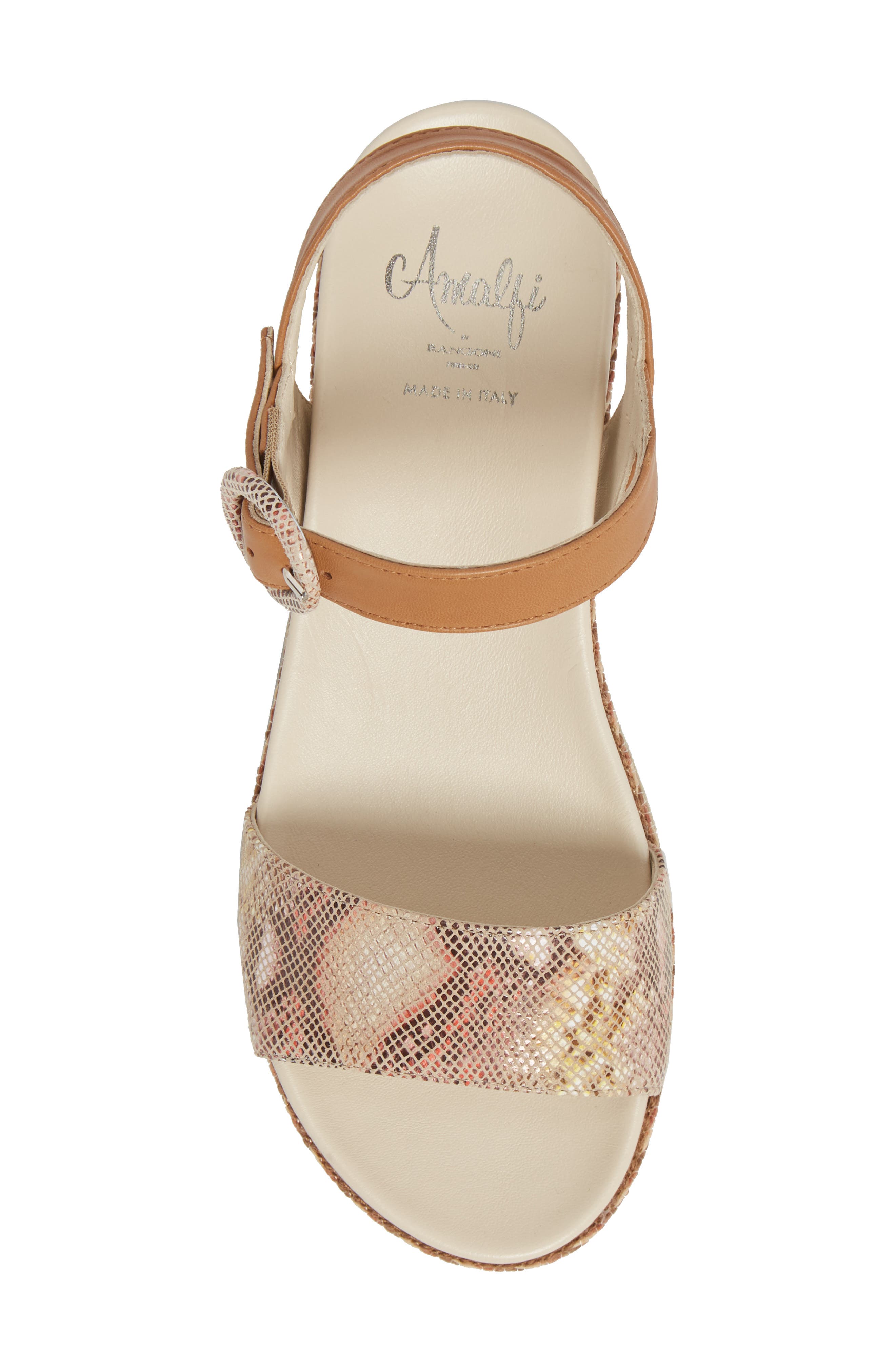 Amalfi by Rangoni Bryan Quarter Strap Platform Sandal, Alternate, color, 