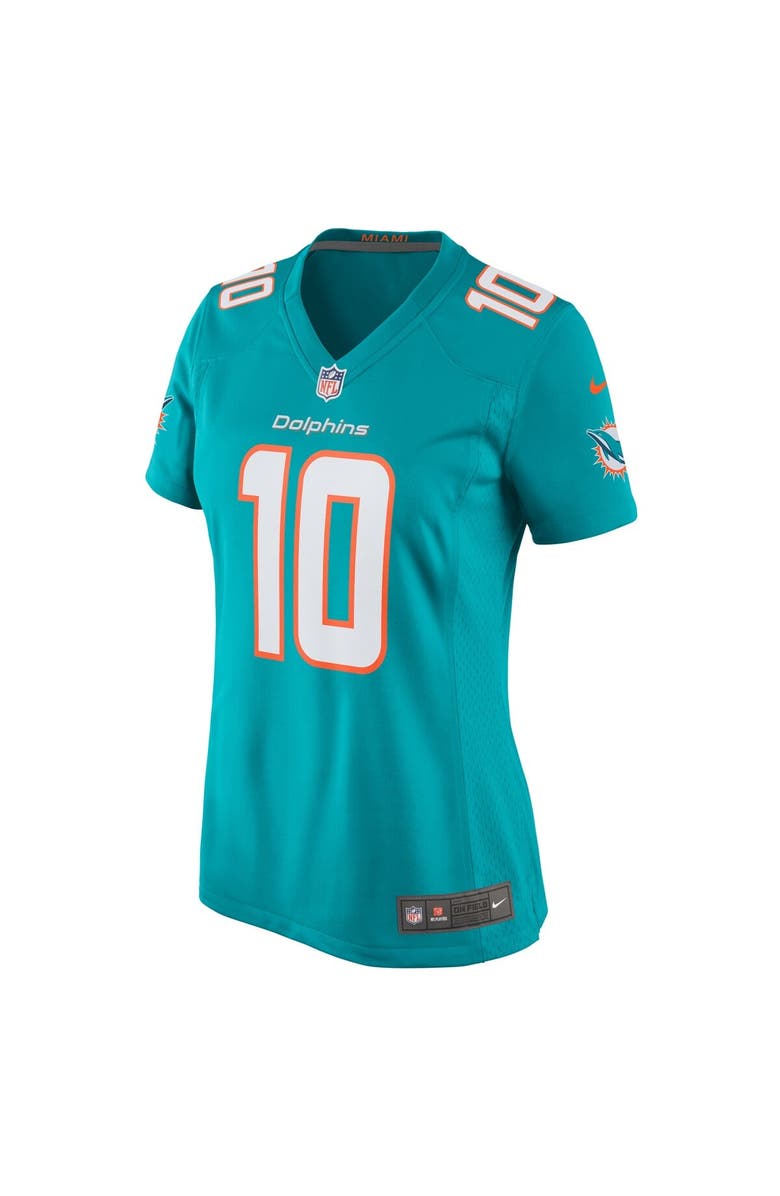 Nike Women's Nike Tyreek Hill Aqua Miami Dolphins Player Jersey, Alternate, color, Aqua