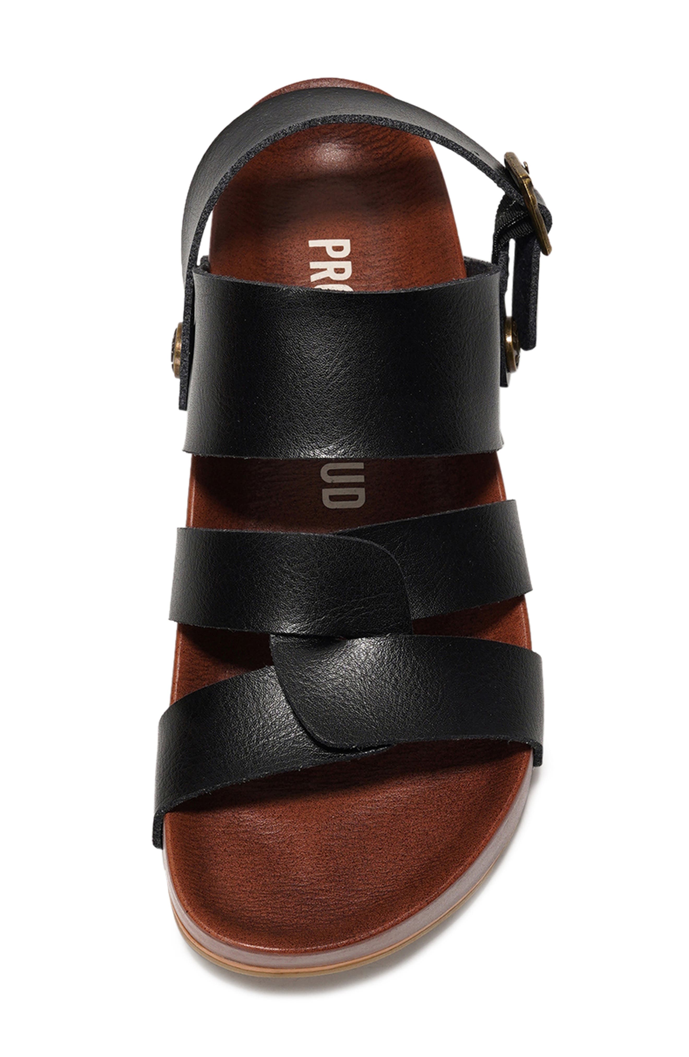 Project Cloud Palace Wedge Sandal, Alternate, color, Black