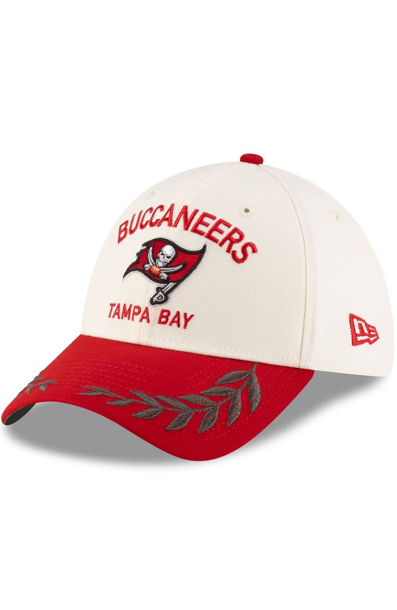 New Era Men's New Era  Cream/Red Tampa Bay Buccaneers 2025 NFL Draft 39THIRTY Flex Hat, Main, color, Cream