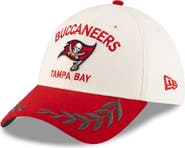 New Era Men's New Era  Cream/Red Tampa Bay Buccaneers 2025 NFL Draft 39THIRTY Flex Hat