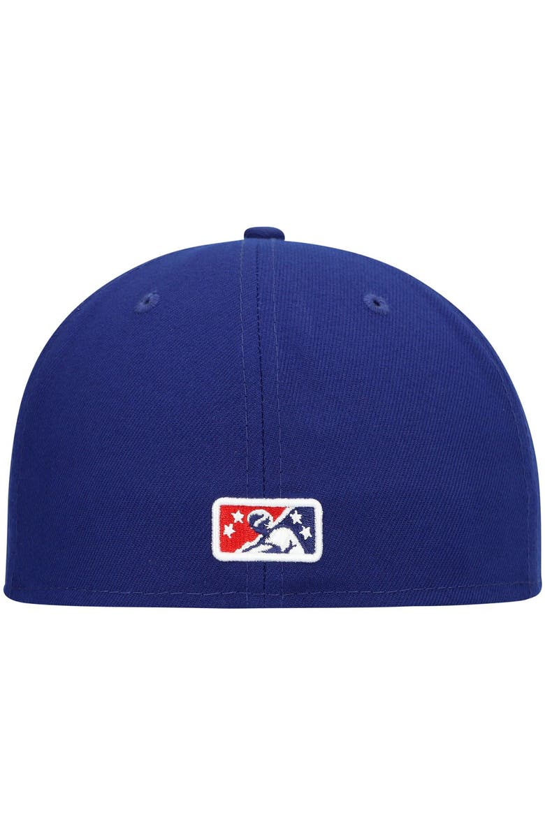 New Era Men's New Era Royal Kannapolis Cannon Ballers Authentic Collection Team Home 59FIFTY Fitted Hat, Alternate, color, 