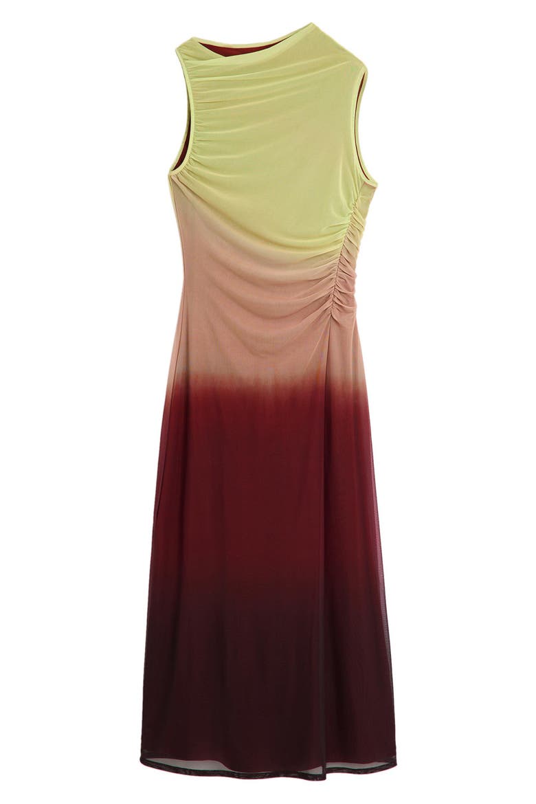 Ombré Sleeveless Dress, Alternate, color, WATER GREEN