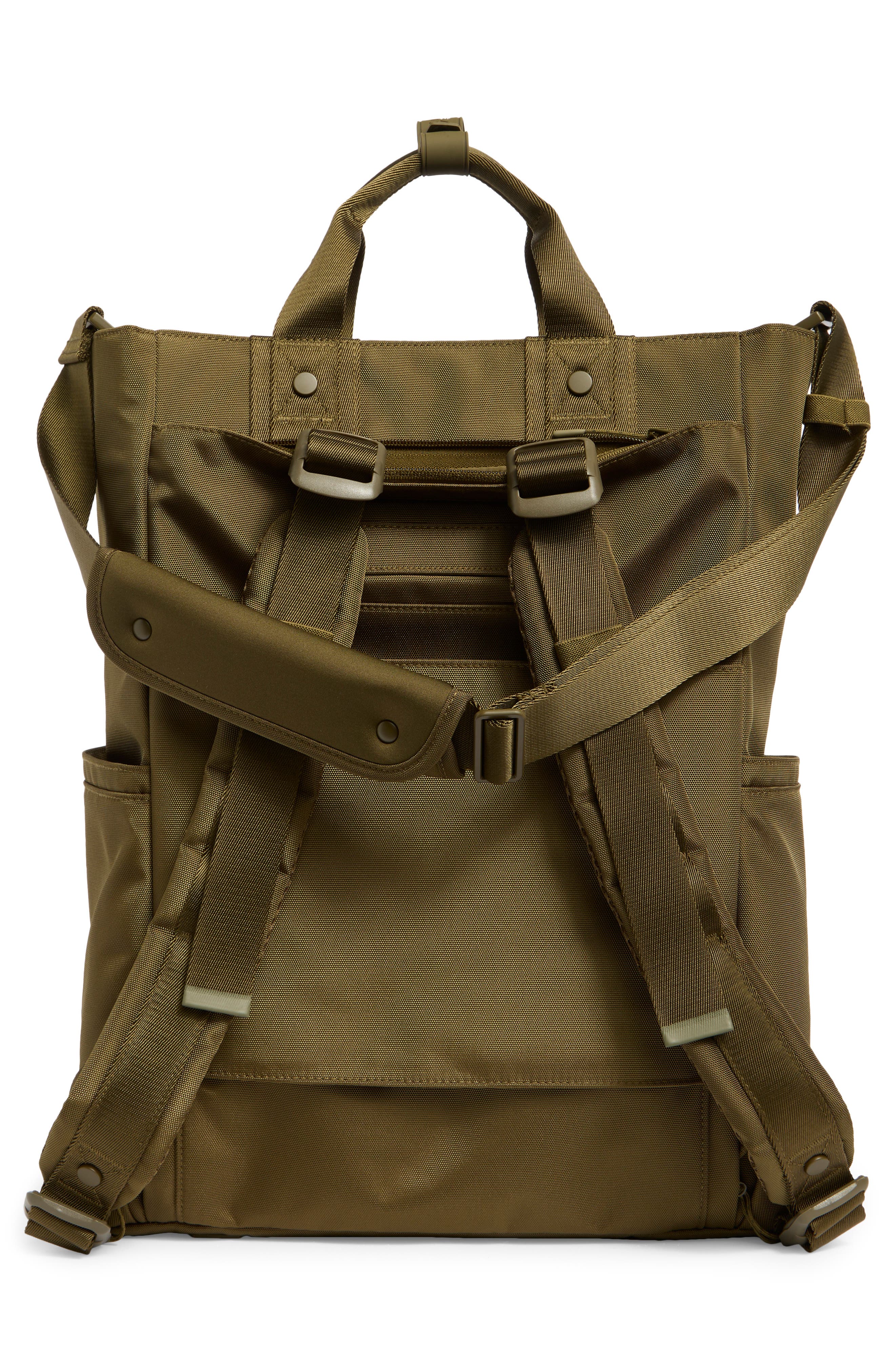 Petra Convertible Tote, Alternate, color, DARK MOSS