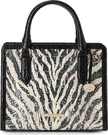 Brahmin Cami Croc Embossed Leather Satchel Nordstrom