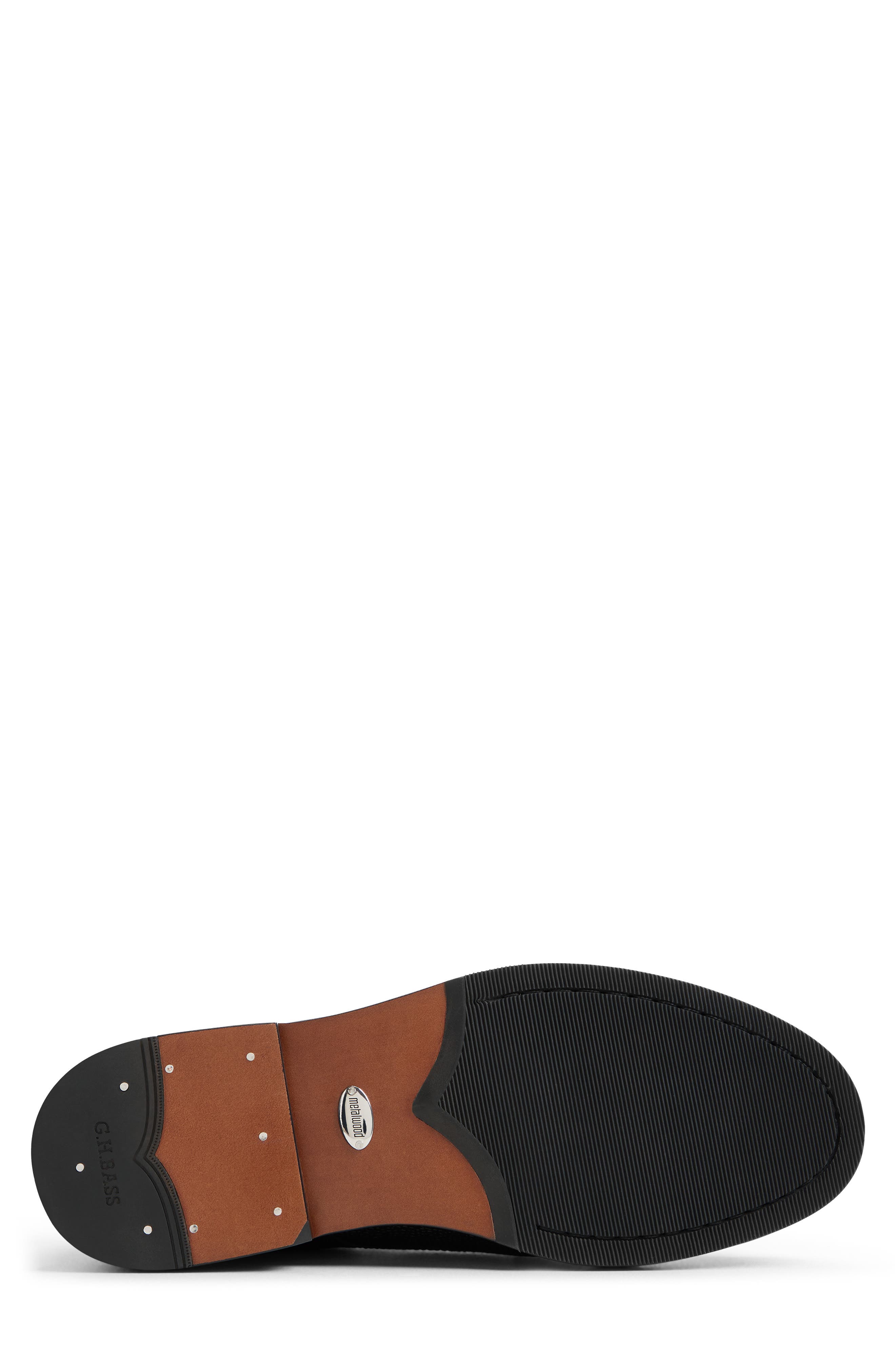 Sportocasin Leather Moc Derby, Alternate, color, BLACK