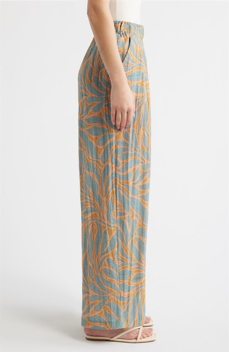 Wit & Wisdom Glider Skyrise Pleated Palazzo Pants, Alternate, color, 