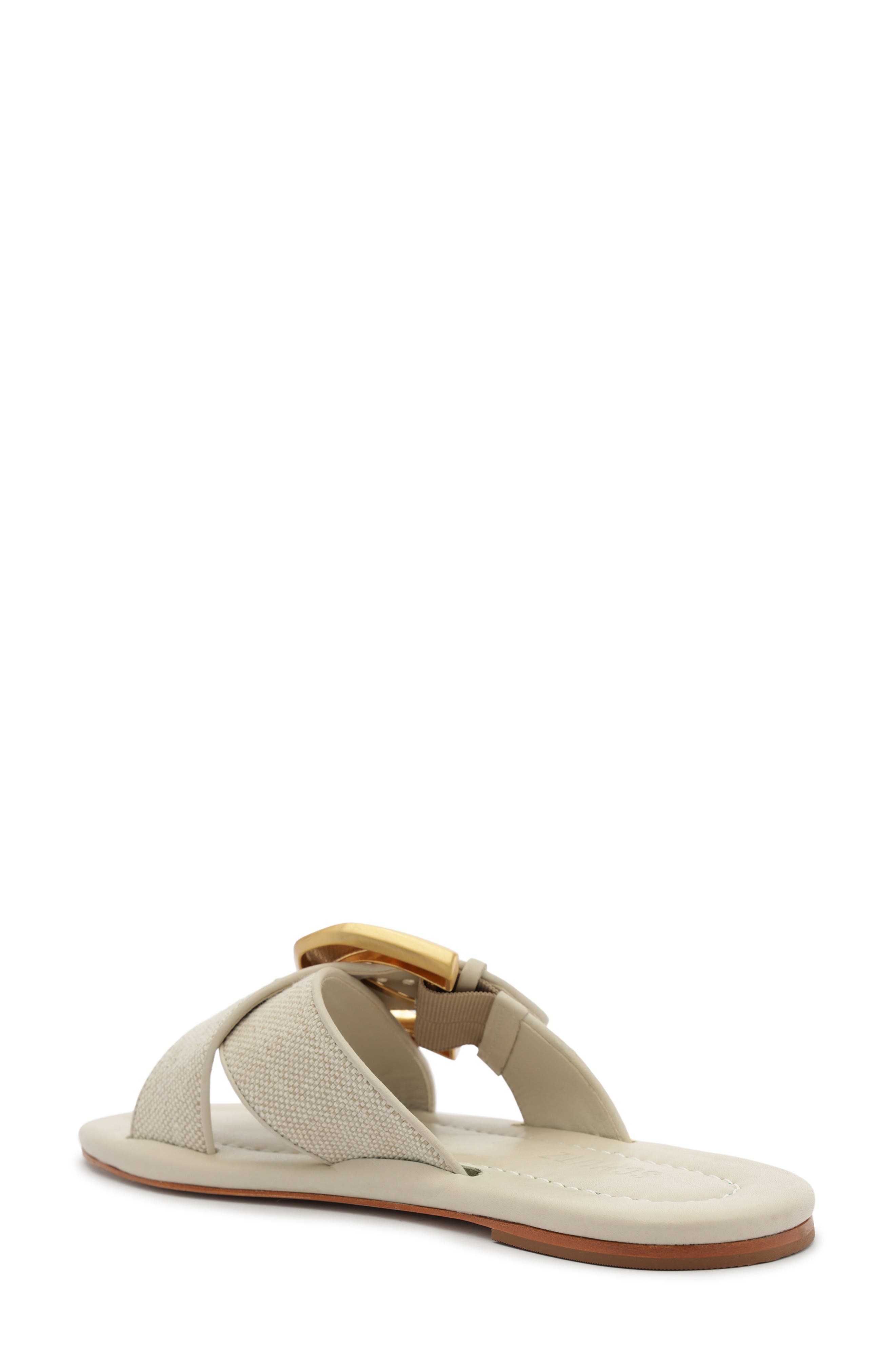 Lois Slide Sandal, Alternate, color, OFF WHITE