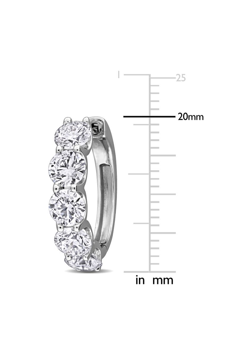 Julianna B. 5ct. t.w. Lab-Grown Diamond Hoop Earrings 14k, Alternate, color,