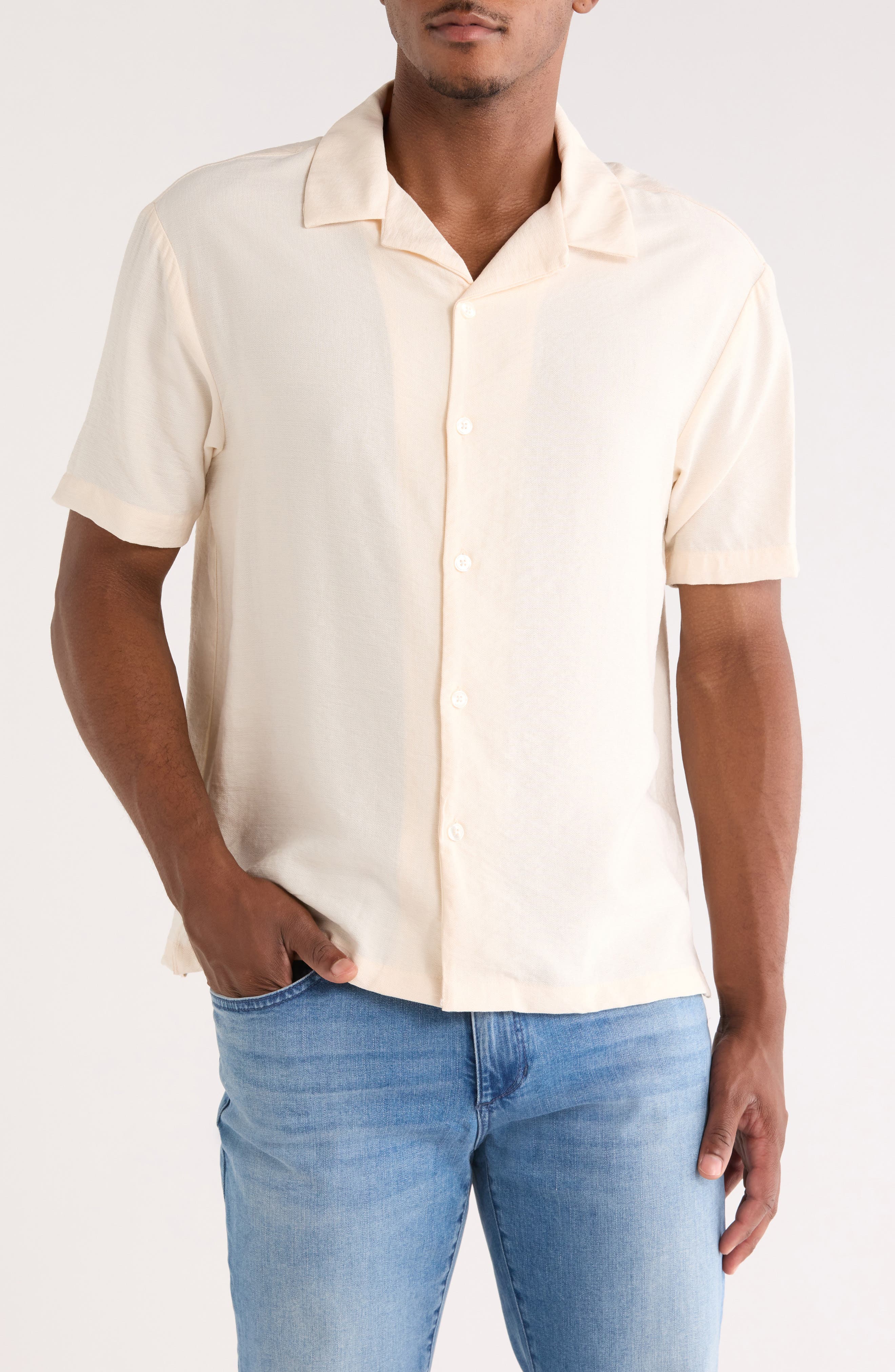 Cactus Man Relaxed Fit Camp Shirt