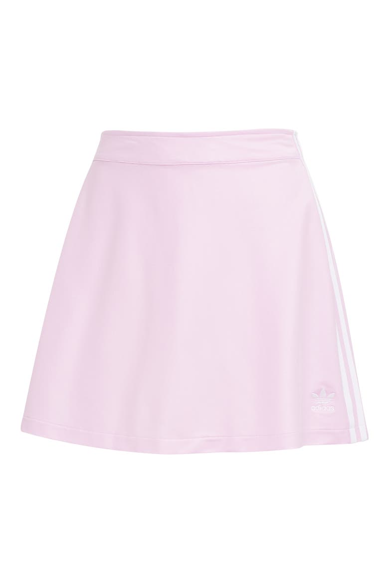 Adicolor 3-Stripes Miniskirt, Alternate, color, LIGHT ORCHID