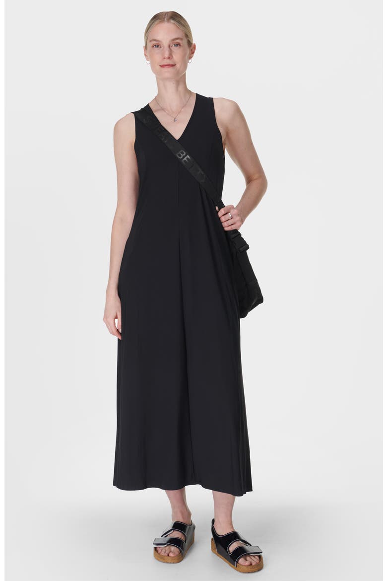 sweaty betty ace midi dress Sweaty Betty Women's Explorer Ace Athletic Lightweight Sleeveless Midi  Dress Dress, Black, XX-Small at Amazon Women's Clothing store