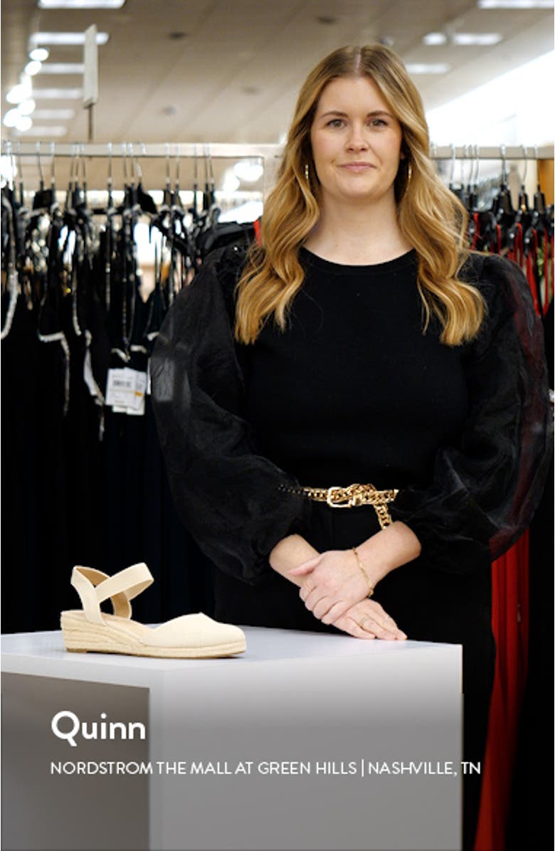 Kimmie Ankle Strap Espadrille, sales video thumbnail