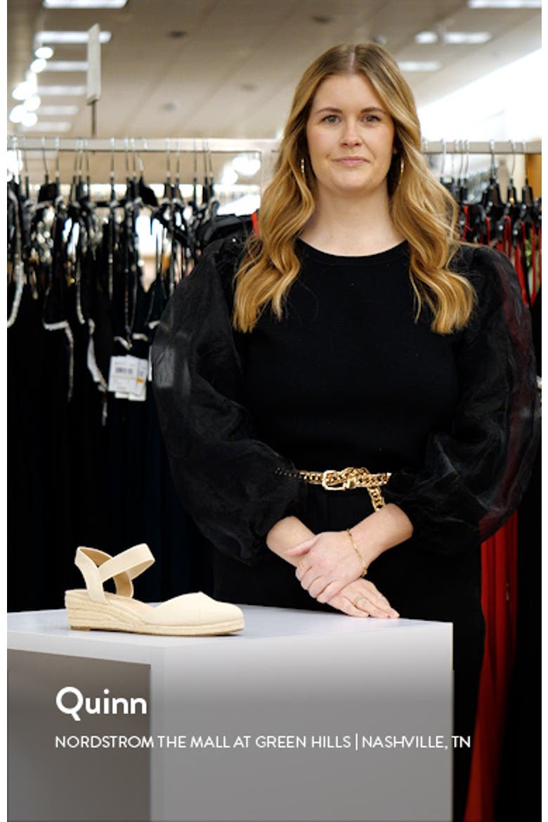 Kimmie Ankle Strap Espadrille video
