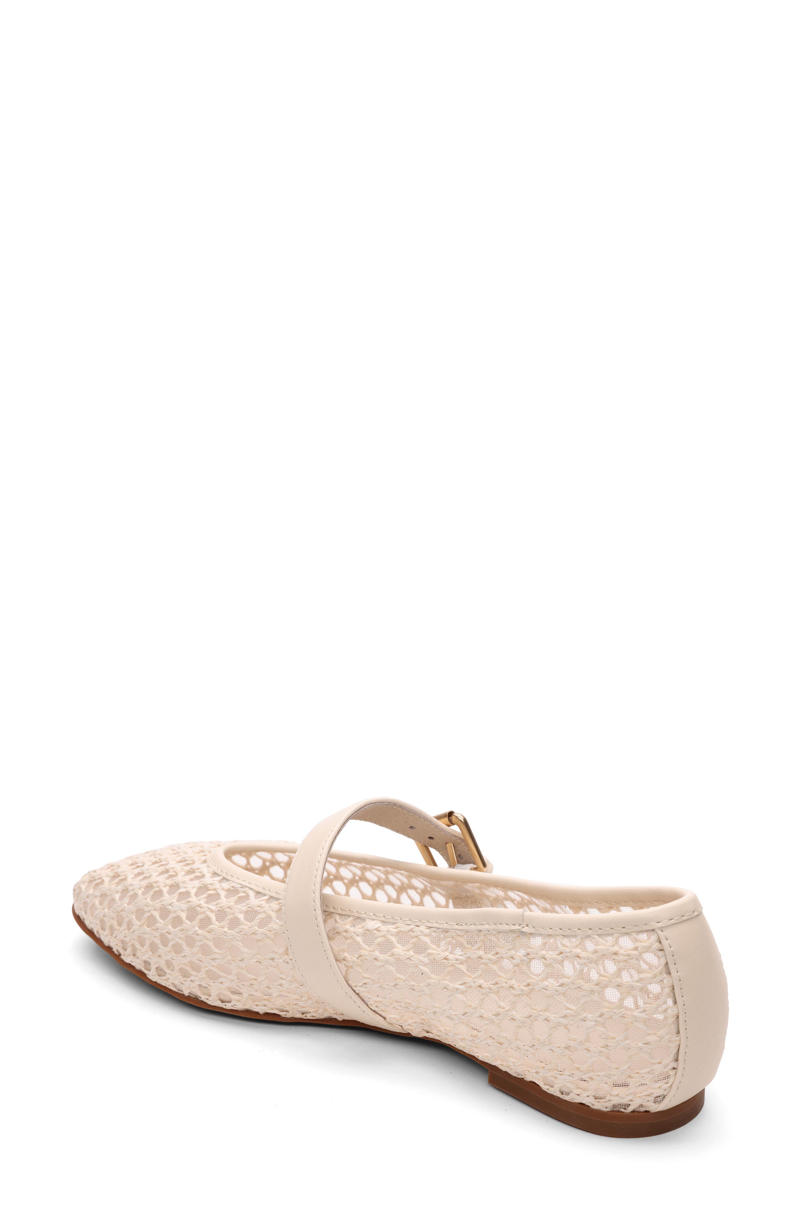 Gia Mary Jane Flat, Alternate, color, NATURAL/ NATURAL