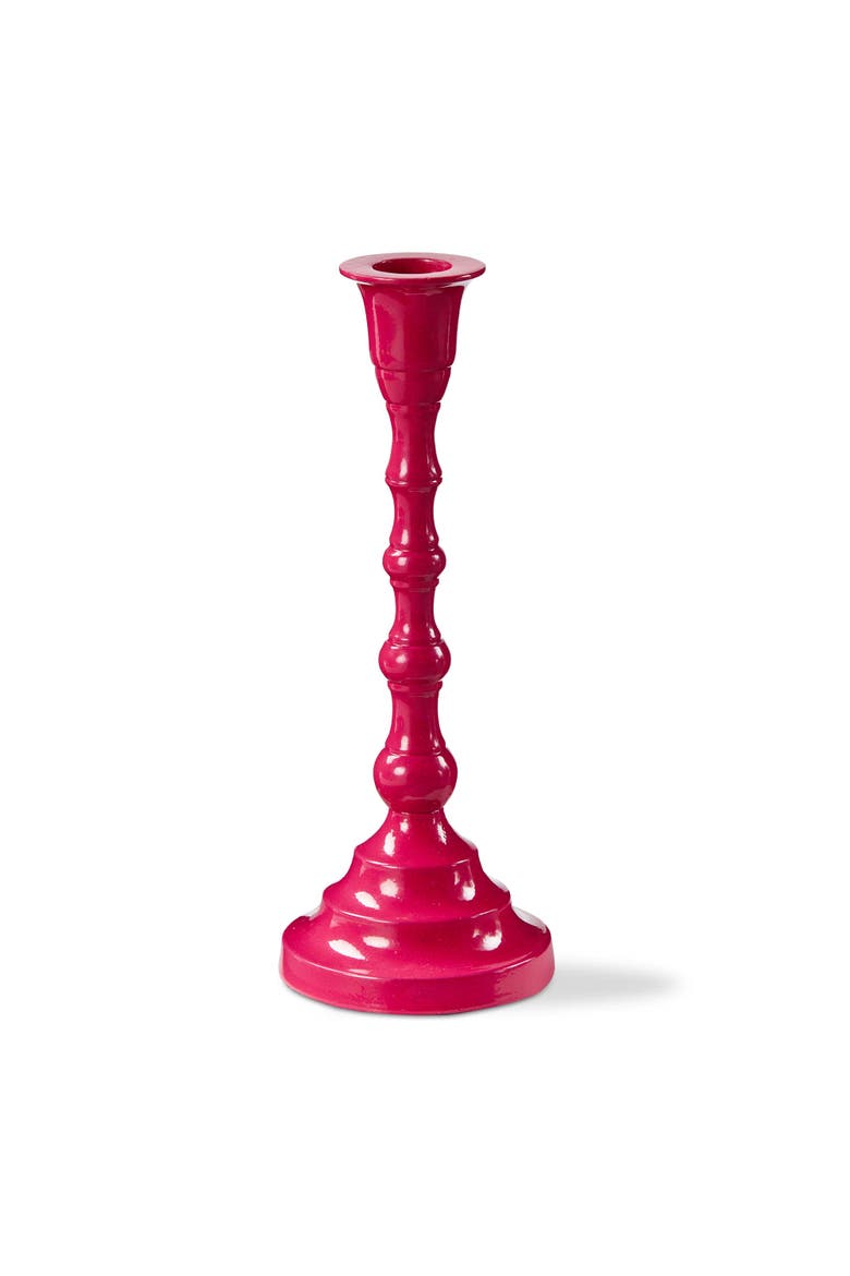 Zahra Hot Pink Taper Candle Holder Stylish Home Decor, Main, color, Pink
