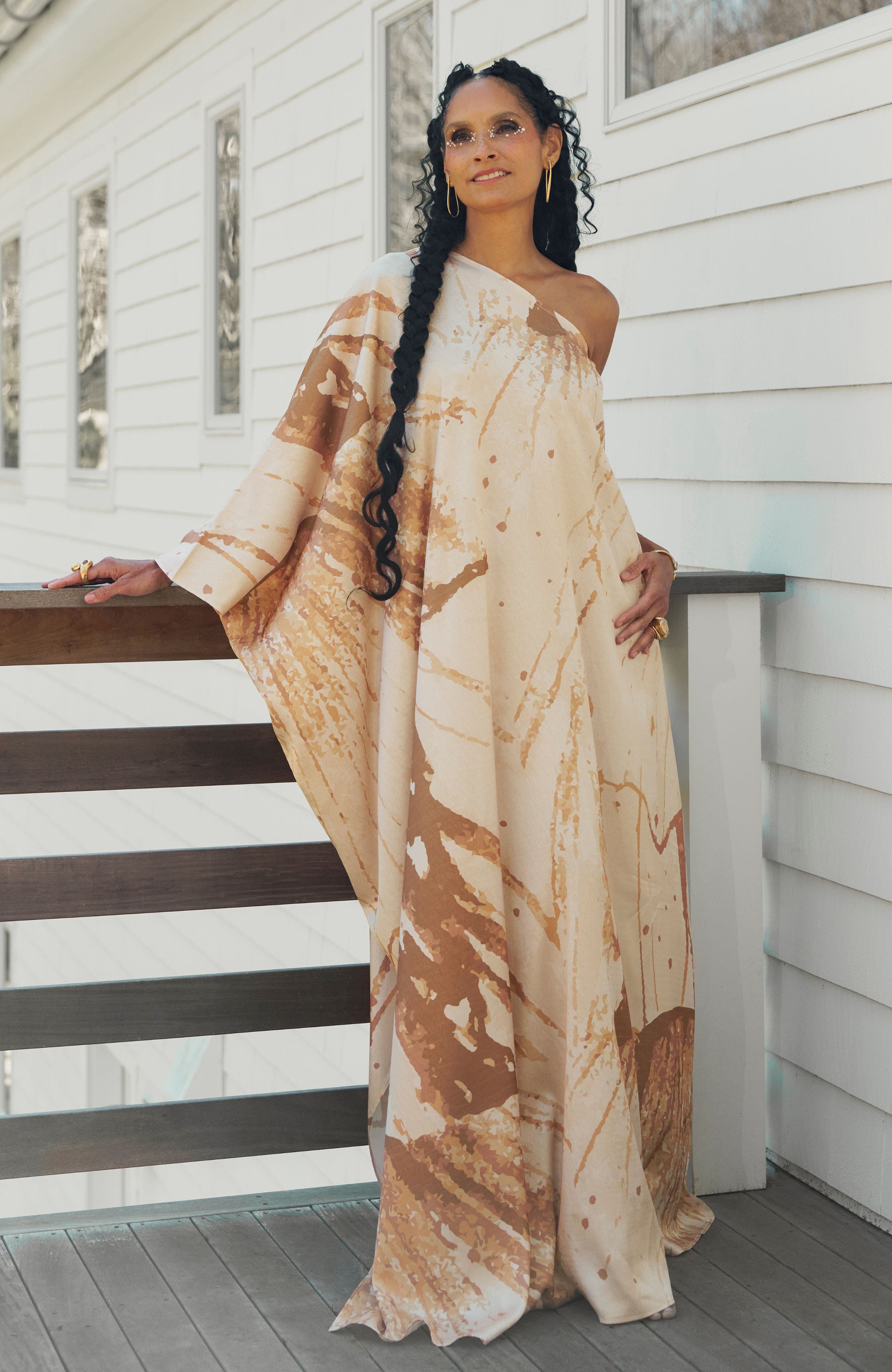 Satu One Shoulder Dress Dorada - image 2
