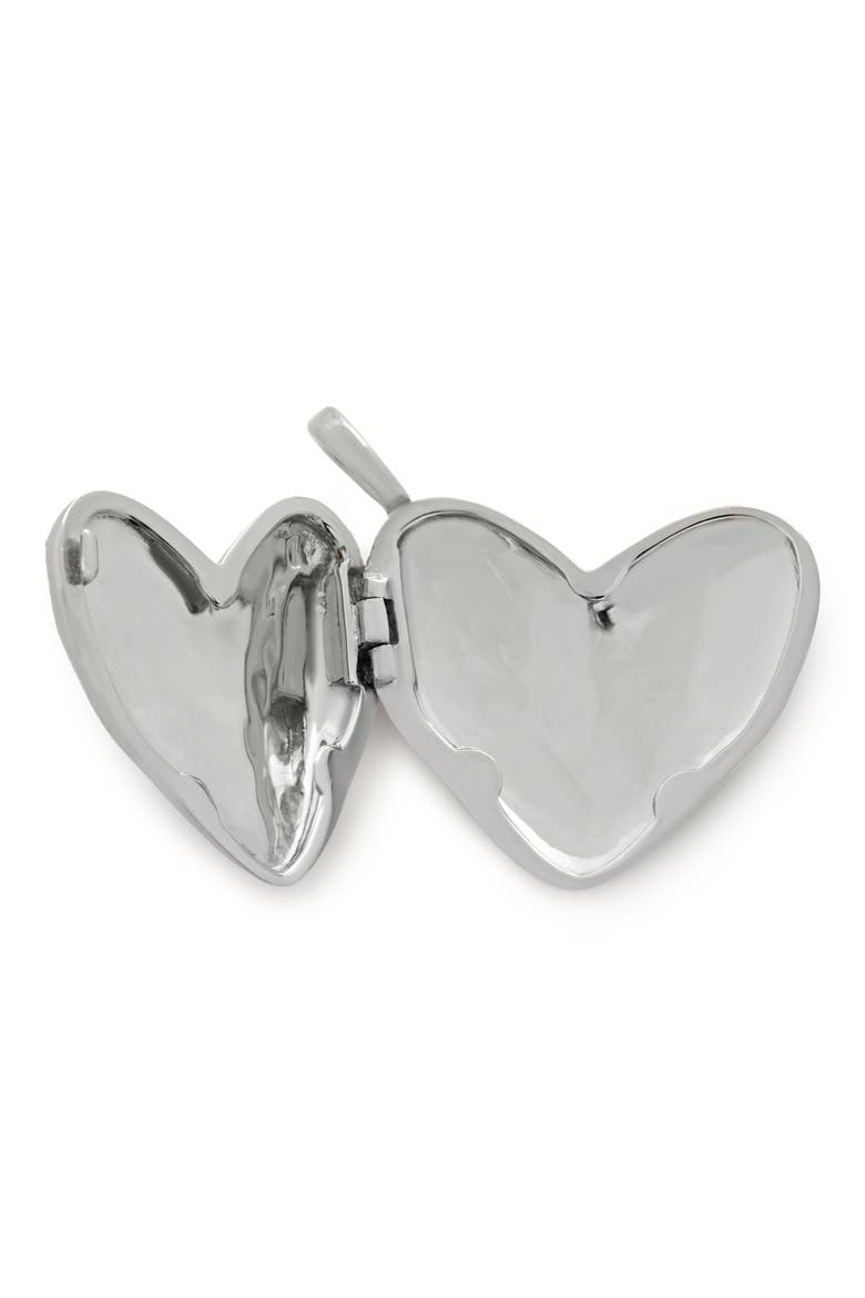 Sterling Silver Heart Locket, Alternate, color, STERLING SILVER