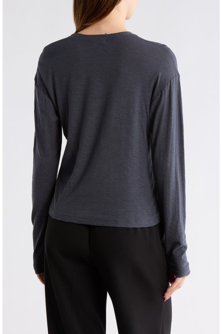 Boxy Long Sleeve T-Shirt, Alternate, color, BLUE NOIR