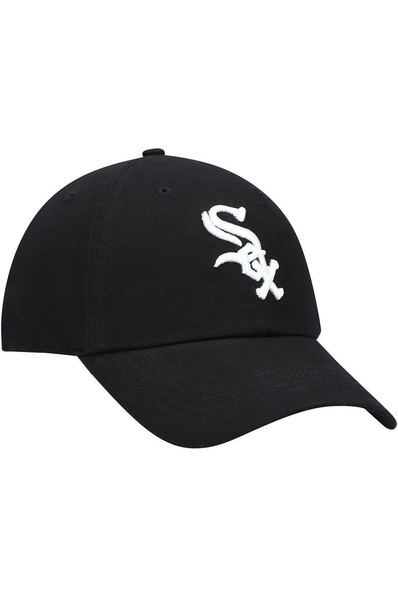 Women's '47 Black Chicago White Sox Team Miata Clean Up Adjustable Hat, Alternate, color, Black