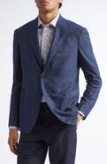 ZEGNA Trofeo Plaid Stretch Wool & Cashmere Sport Coat