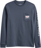 vineyard vines Kids' Ho Ho Drive Long Sleeve Graphic Tee