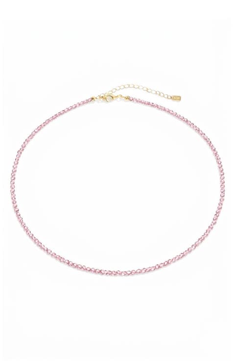 Rose Quartz Beaded Necklace