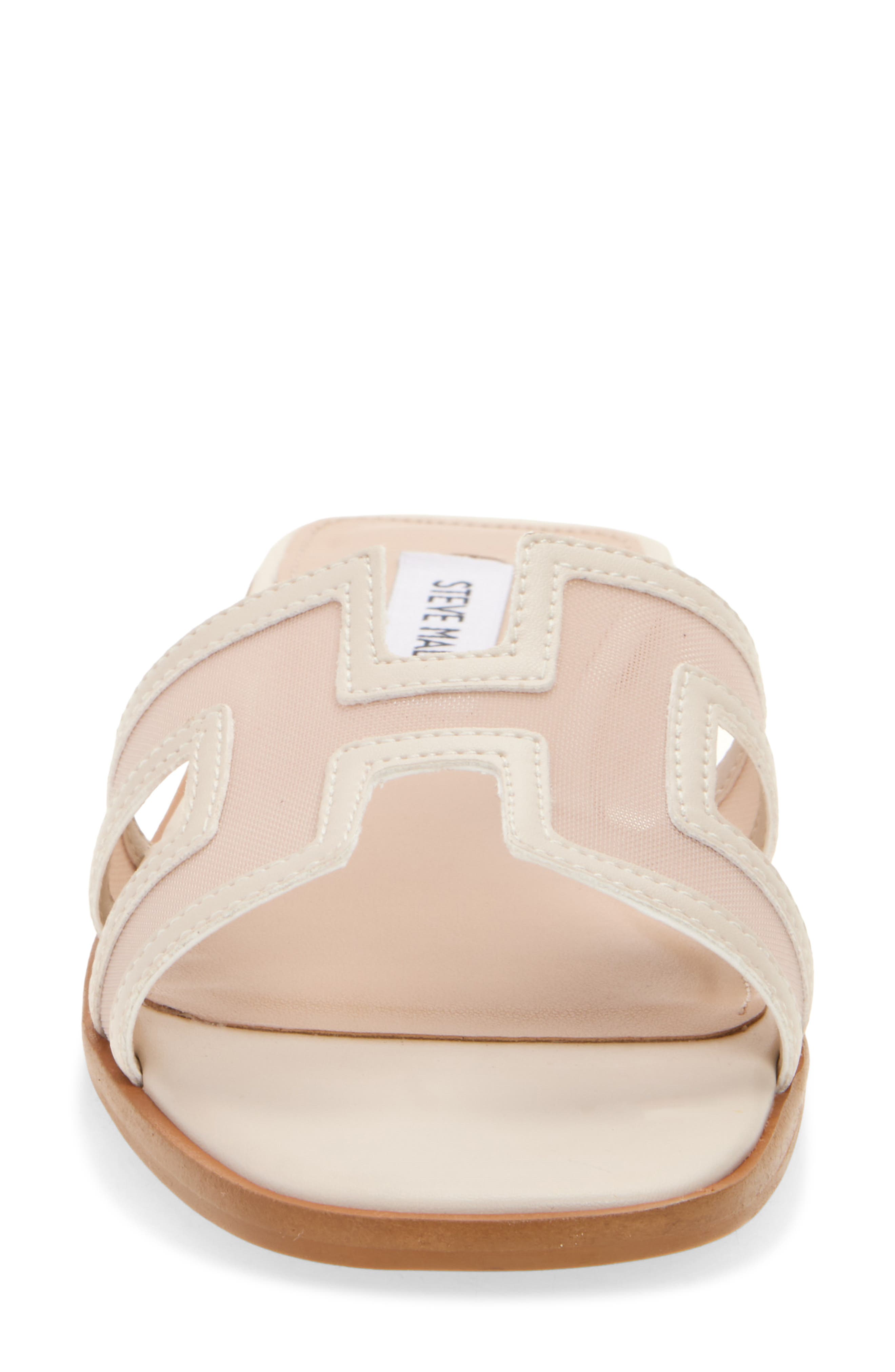 Steve Madden Hadyn Mesh Slide Sandal, Alternate, color, Bone