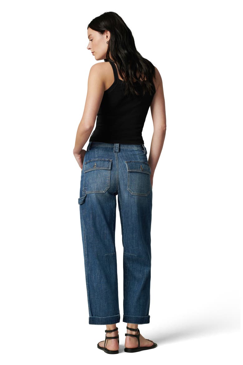 The Relaxed Carpenter Jeans, Alternate, color, TURN UP