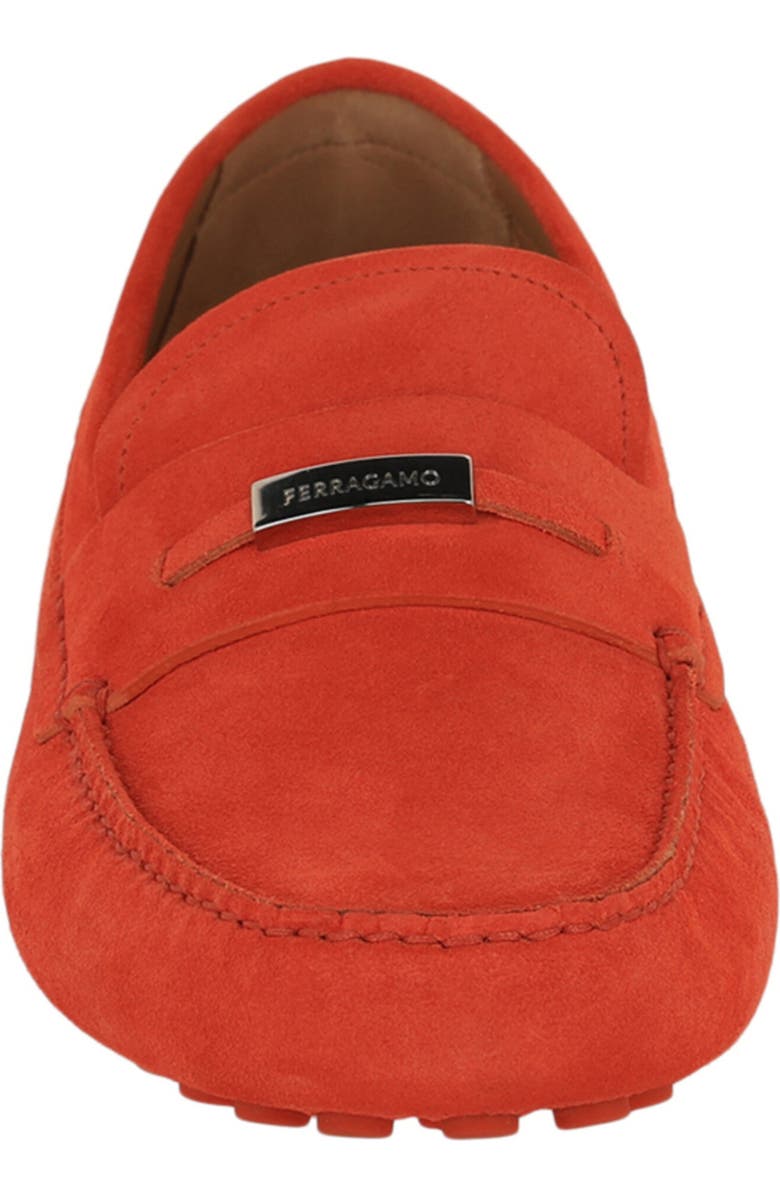 FERRAGAMO Grenoble Driver, Alternate, color, Orange