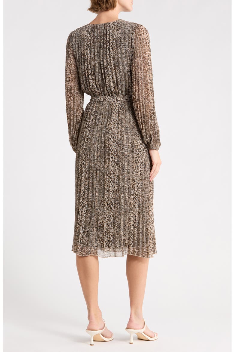 Animal Print Long Sleeve Dress, Alternate, color, ANIMAL