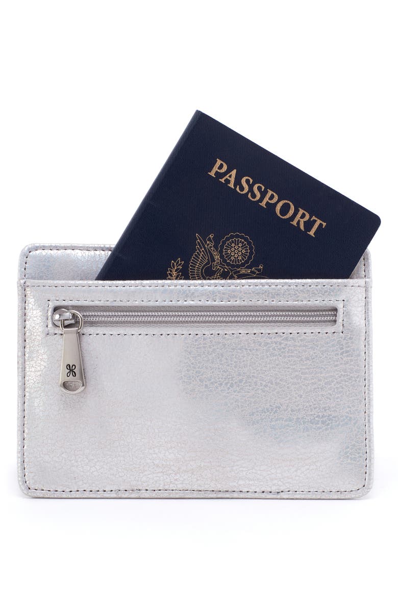 HOBO Euro Slide Leather Card Case, Alternate, color,