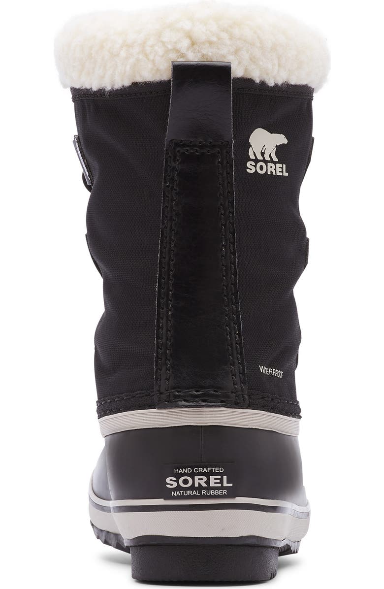 SOREL Kids' Yoot Pac Waterproof Snow Boot, Alternate, color, Black