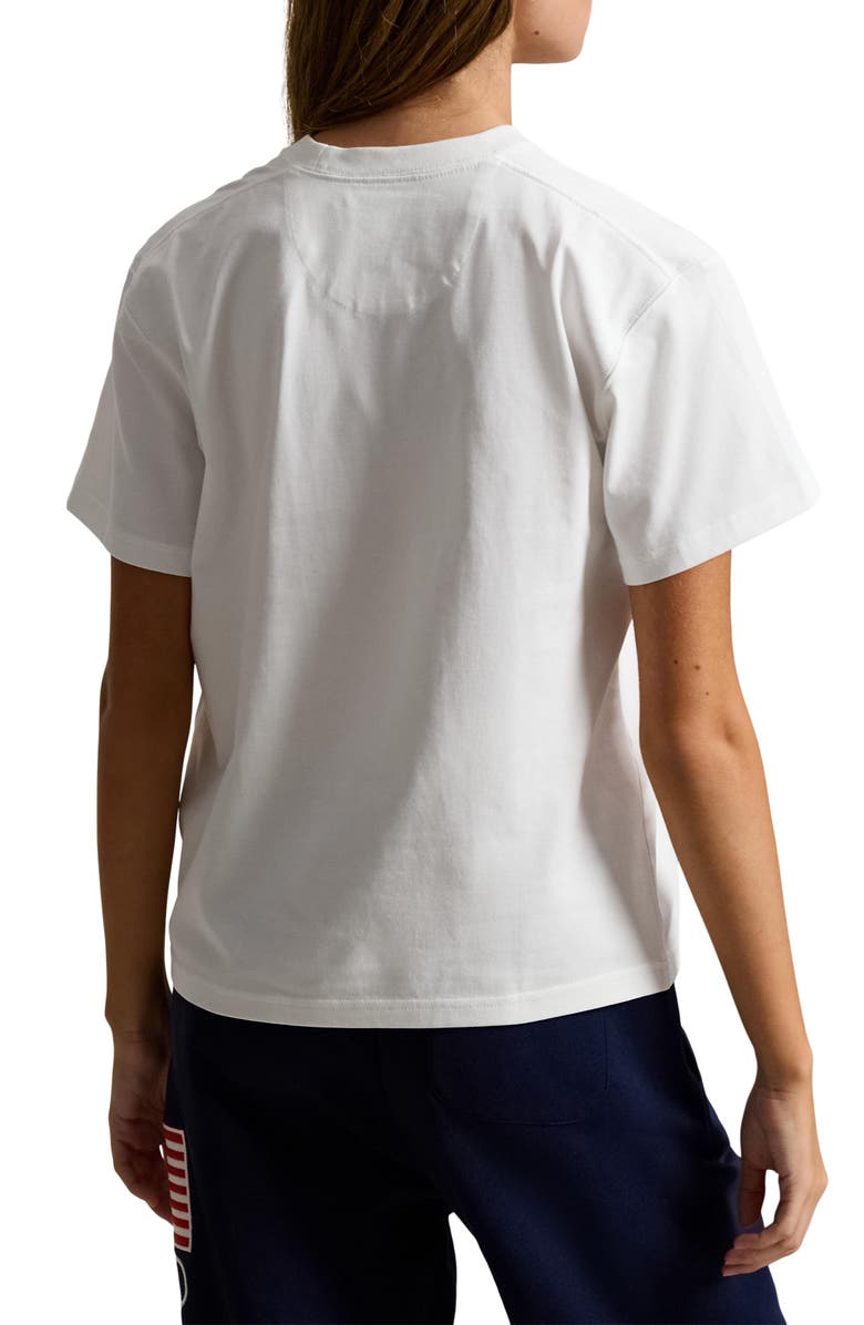 Polo Ralph Lauren Team USA Graphic T-Shirt, Alternate, color, White