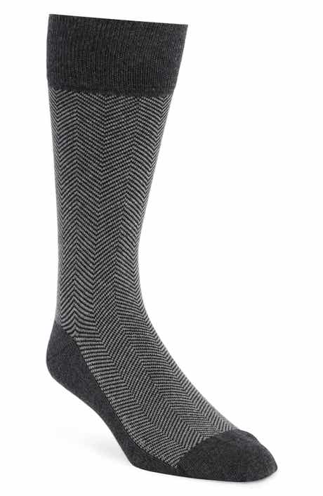 Brooks Brothers Herringbone Dress Socks