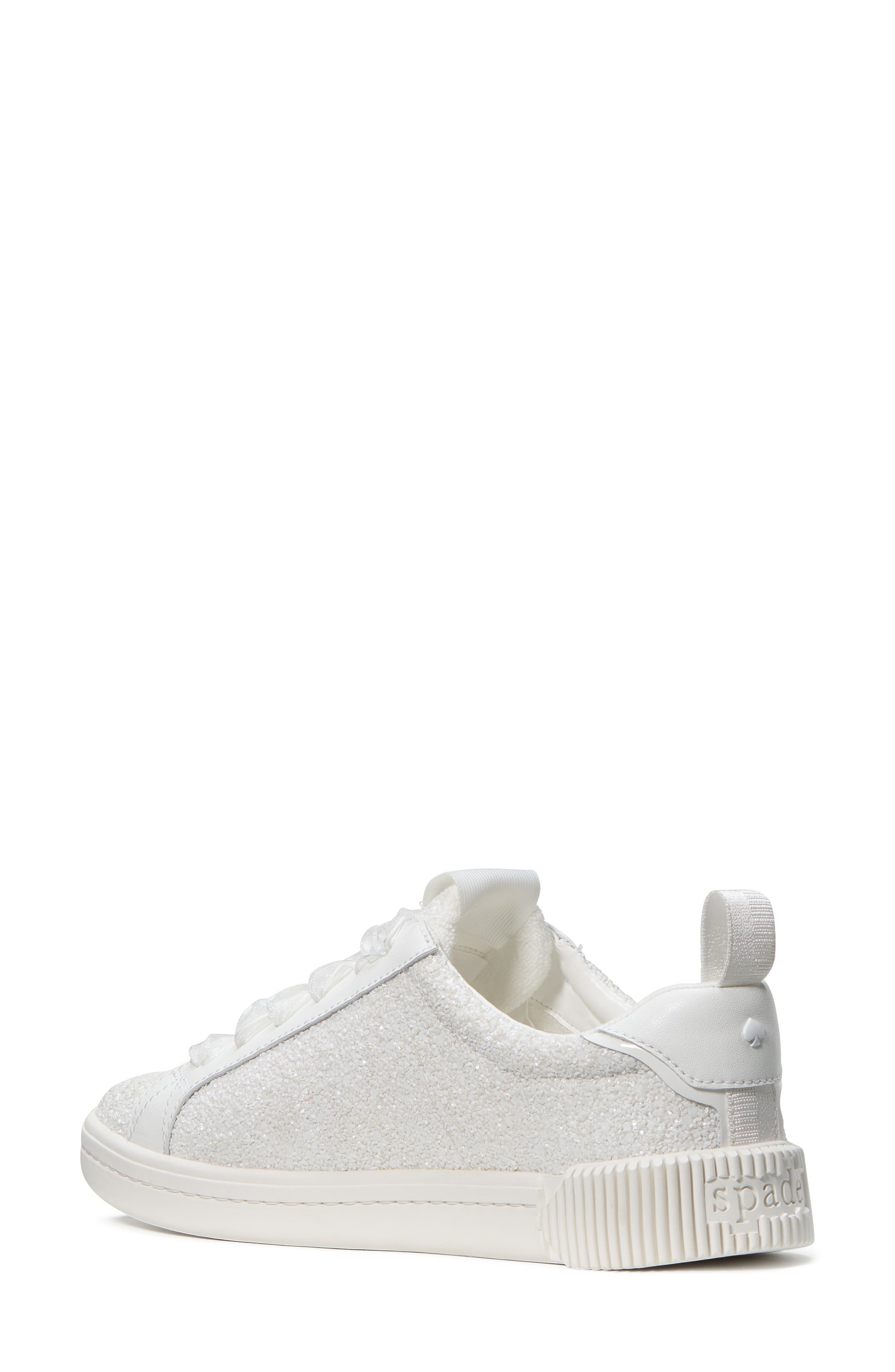 Kate Spade New York k as in kate downtown sneaker, Alternate, color, True White