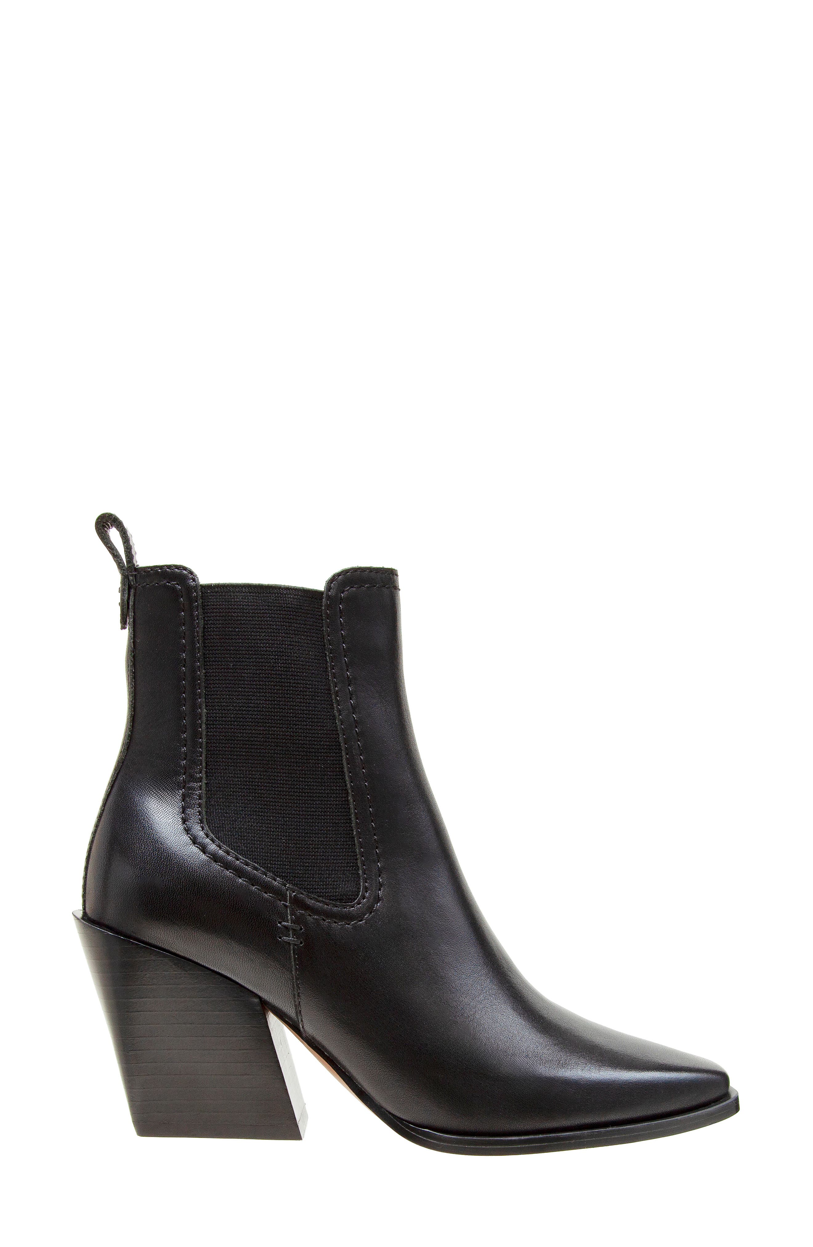 Linea Paolo Whitny Chelsea Boot, Alternate, color, Black