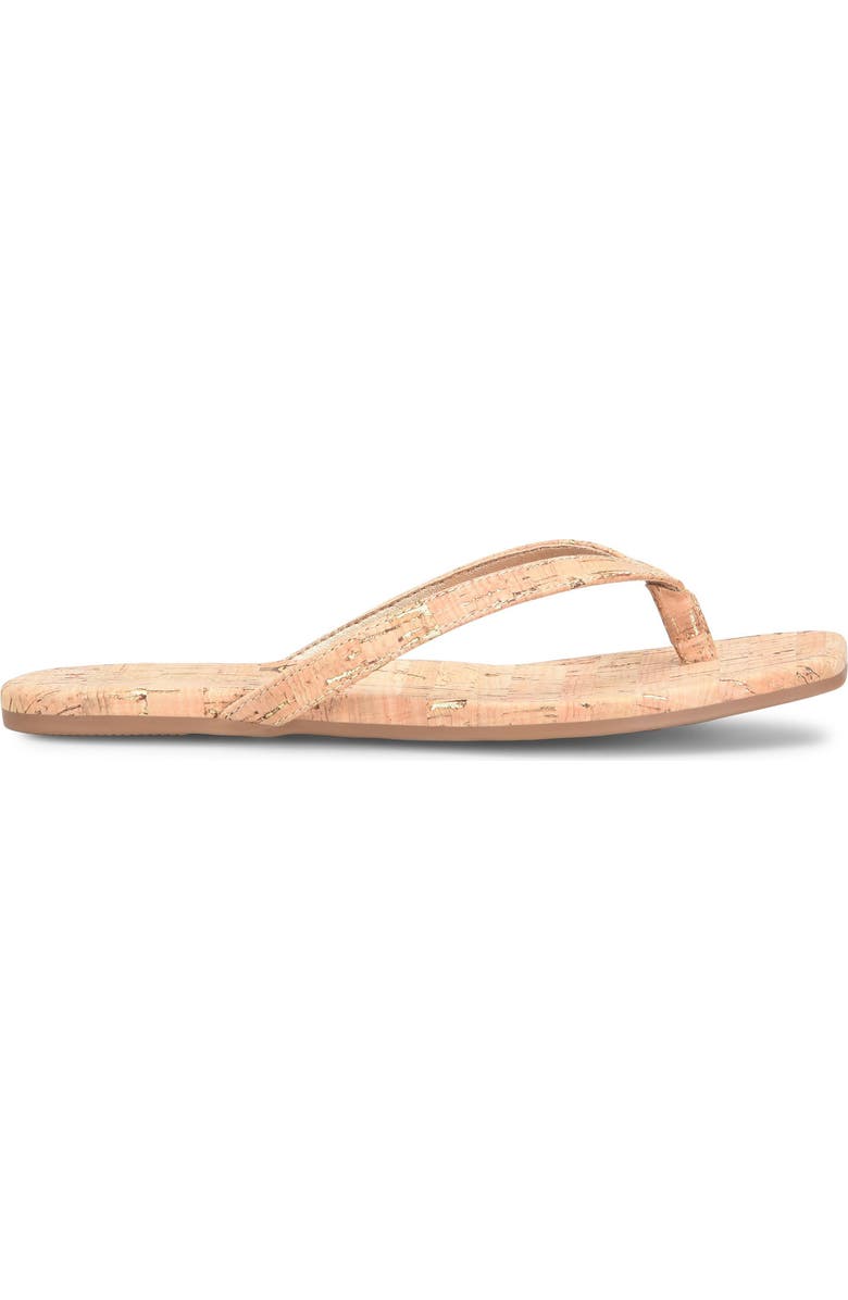 KORKS Winnie Flip Flop, Alternate, color, Natural Cork